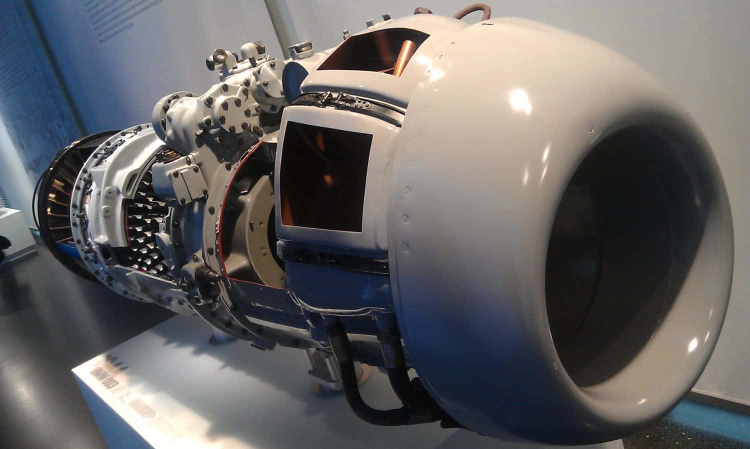 Engines of the planes in BMW museum in Munich.