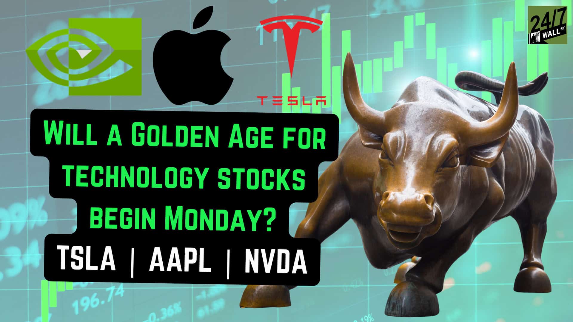 Will Monday See a Tech Stock Rally for the Ages? Tesla (Nasdaq: TSLA) Could Be a Big Winnner