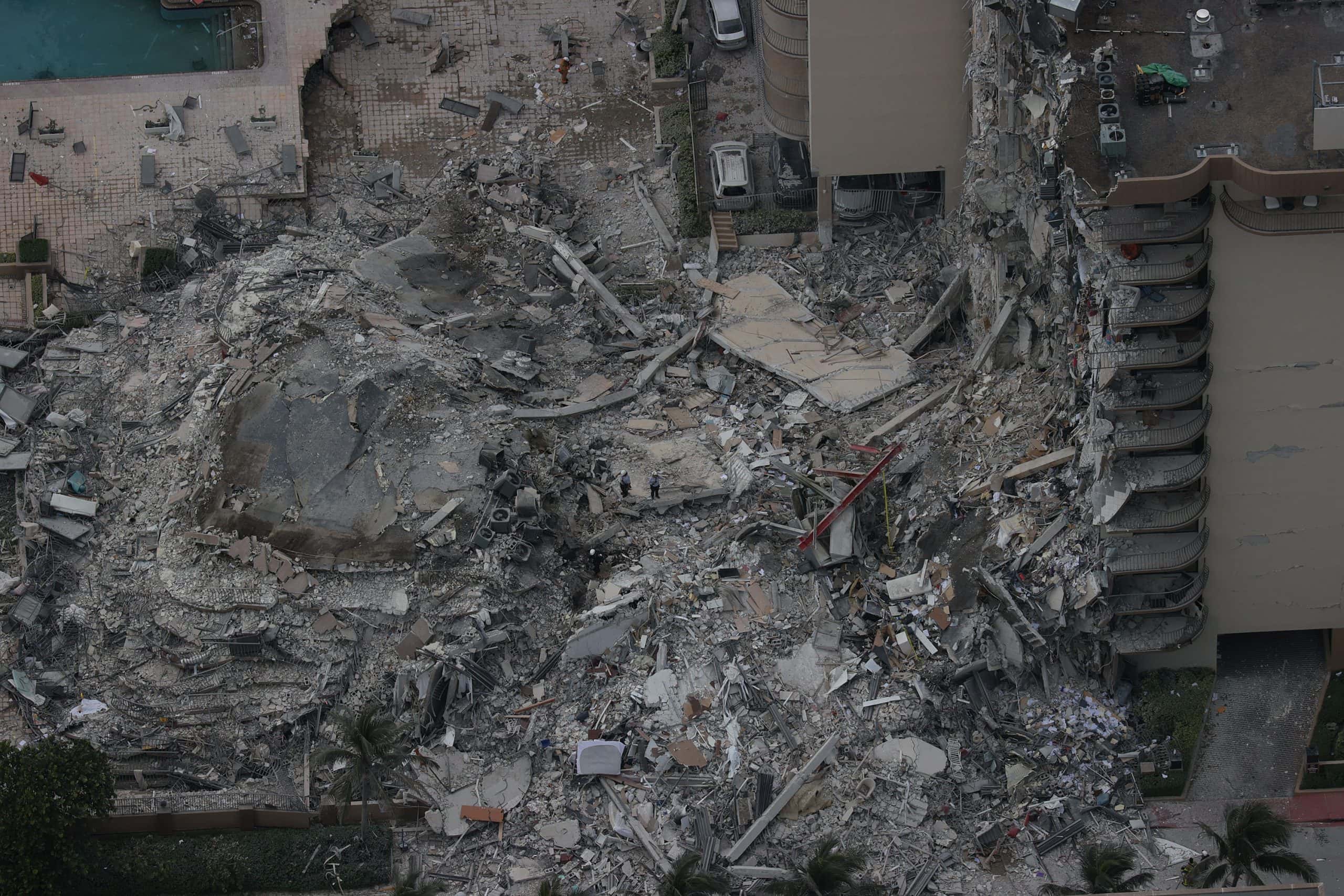Residential Building In Miami Partially Collapsed