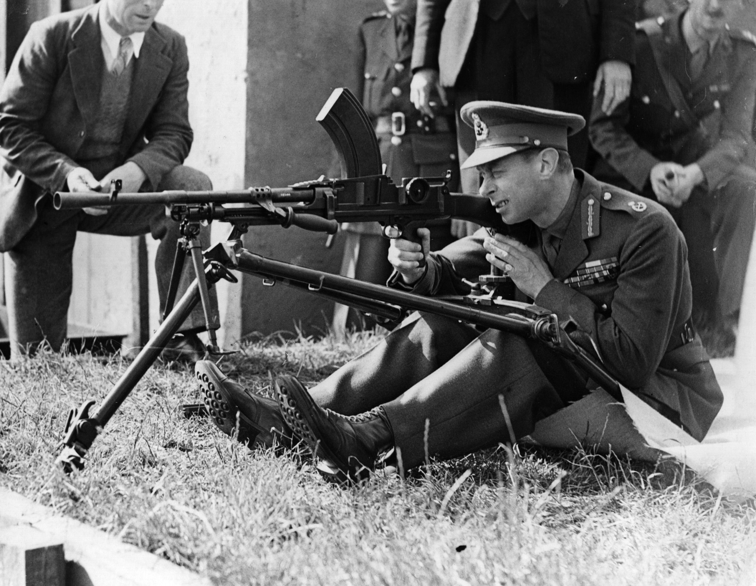 Firing A Bren Gun