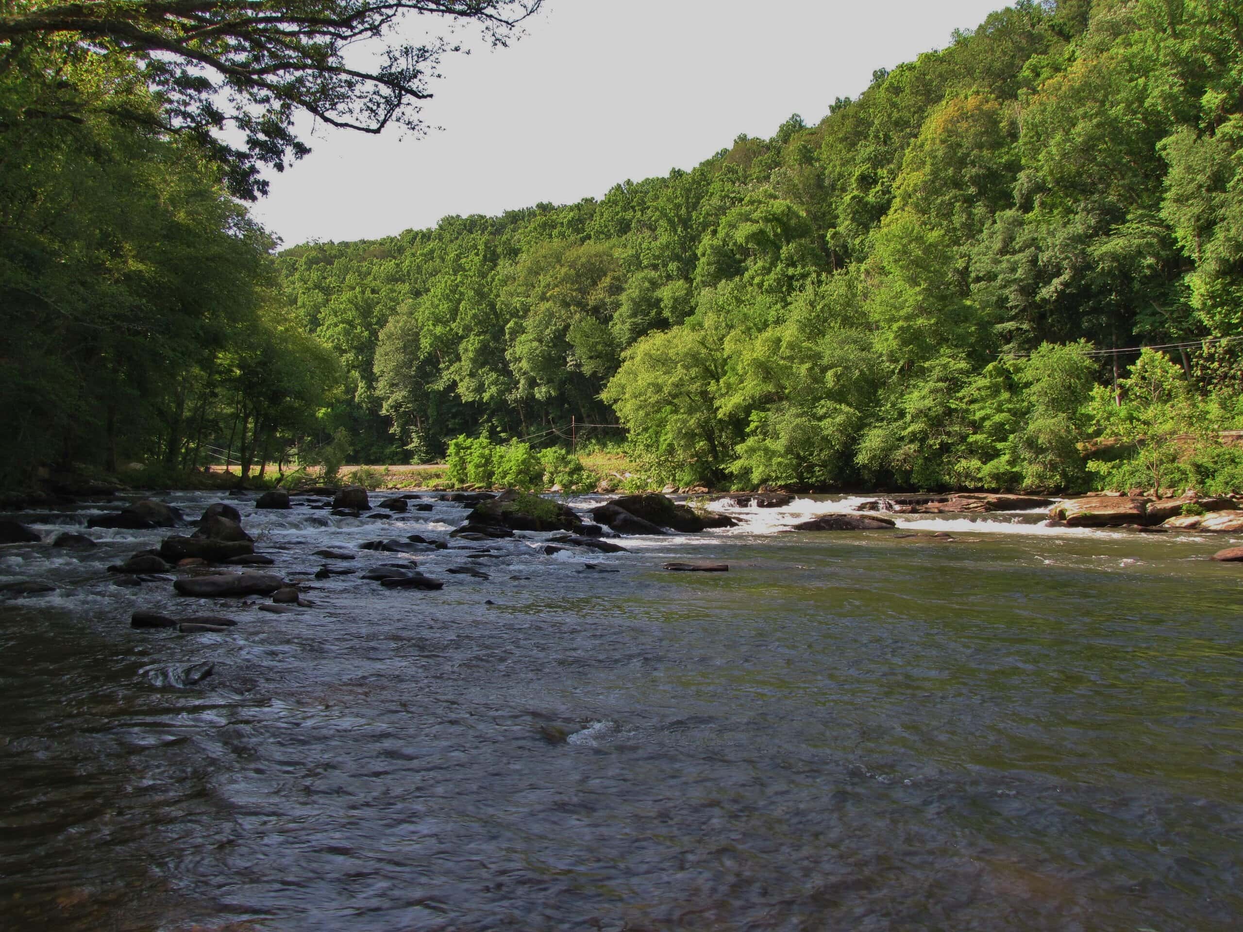 Tuckasegee River by Gerry Dincher