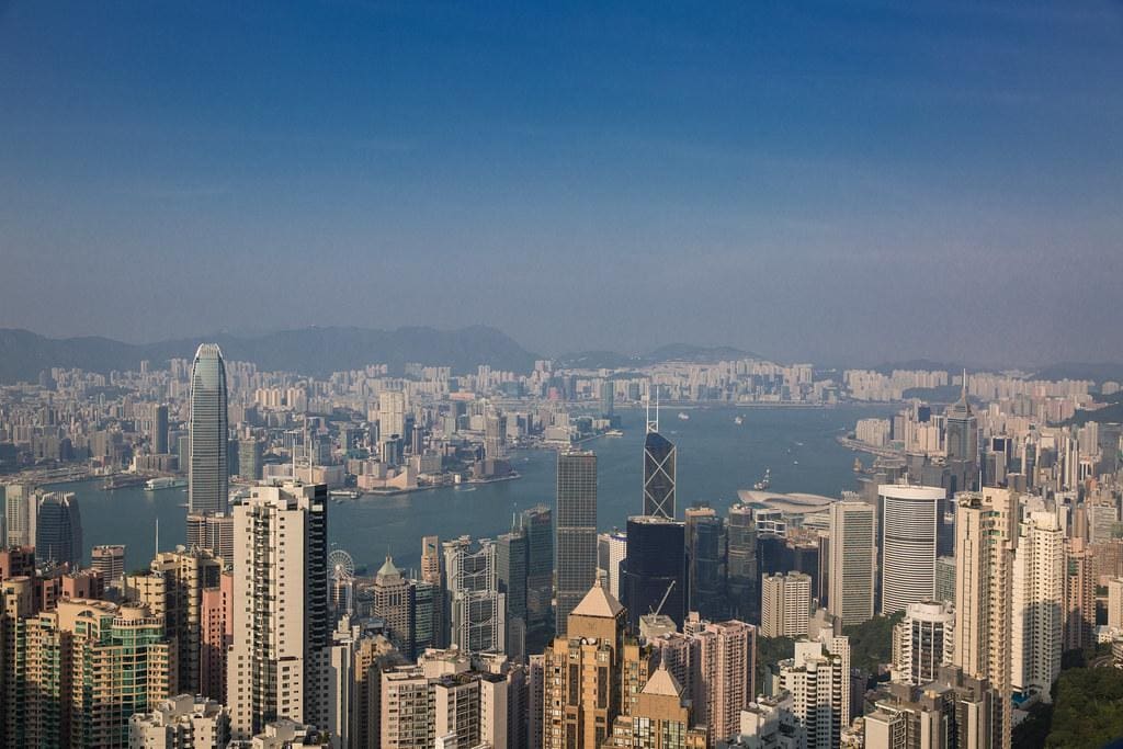 Hong Kong skyline at morning by Portland Seminary