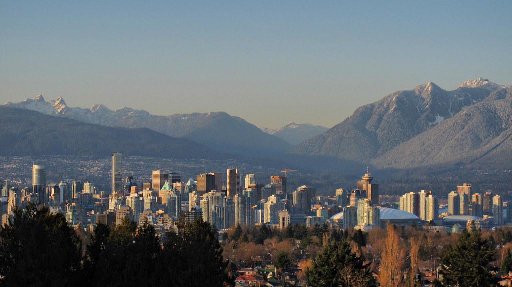 Vancouver Skyline and Mountains HDR by keepitsurreal