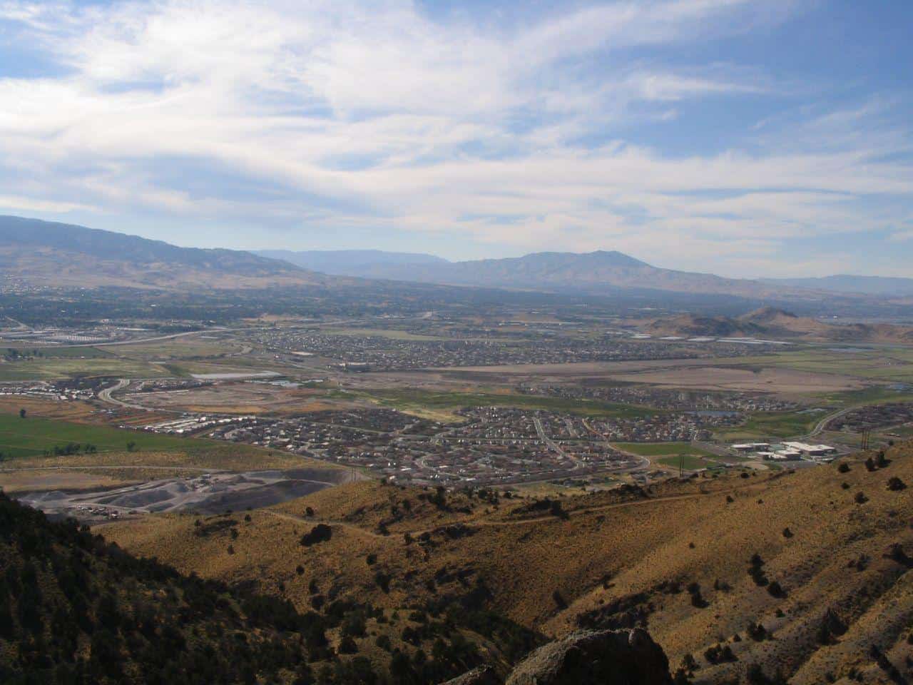 View of Reno, Nevada from Virg... by Ken Lund