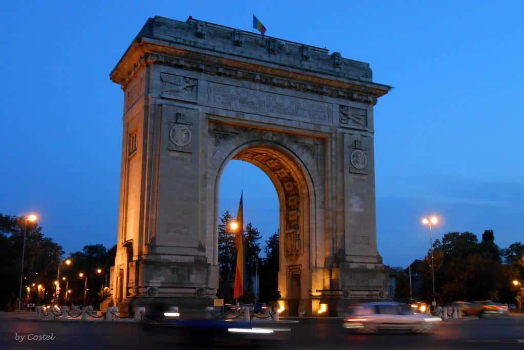 Triumphal Arch, Bucharest, Romania by Cost3l