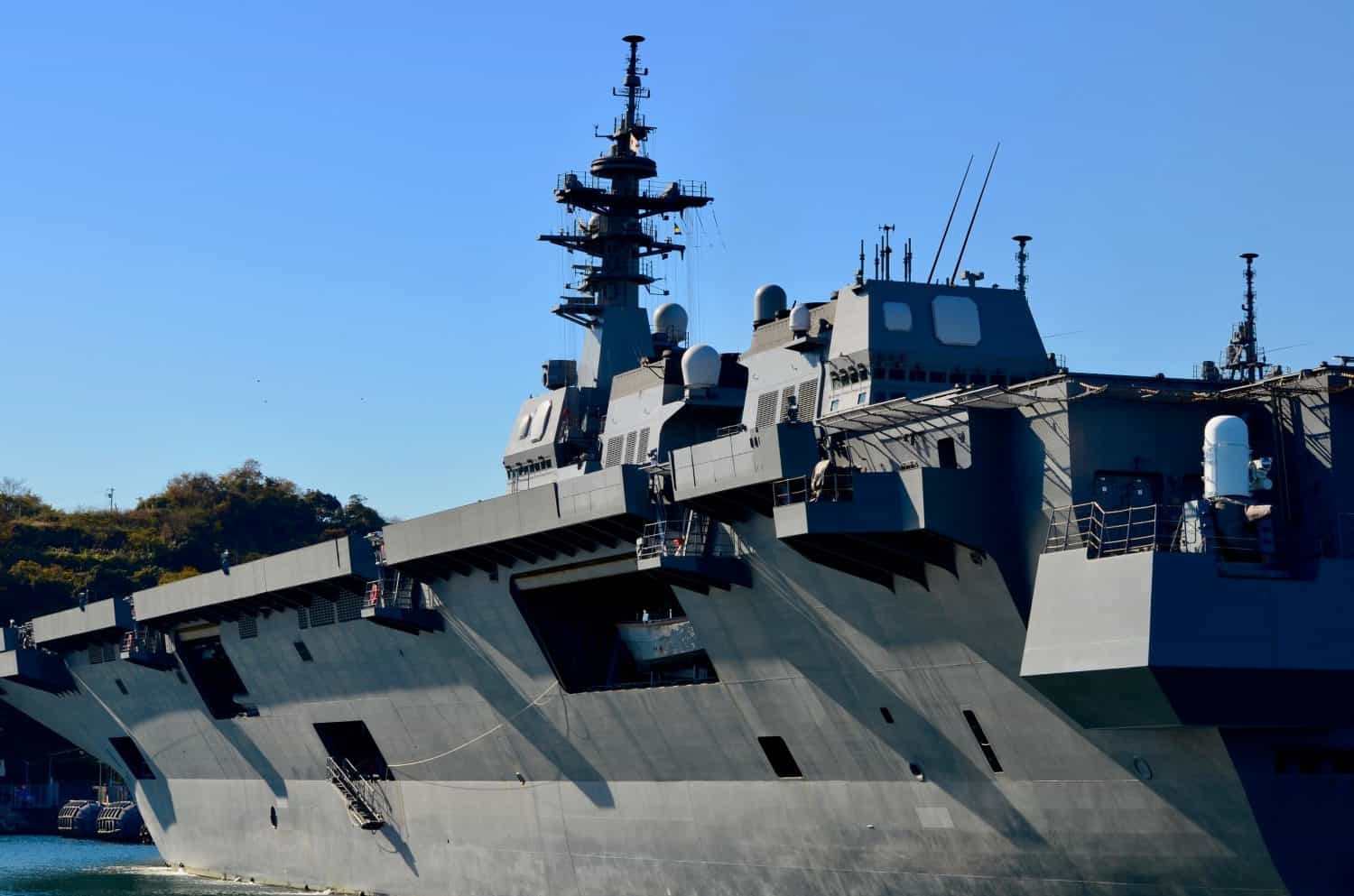 Japan Kanagawa Yokosuka cruise naval port tour warship navy U.S. Forces and Japan Self-Defense Forces aircraft carrier