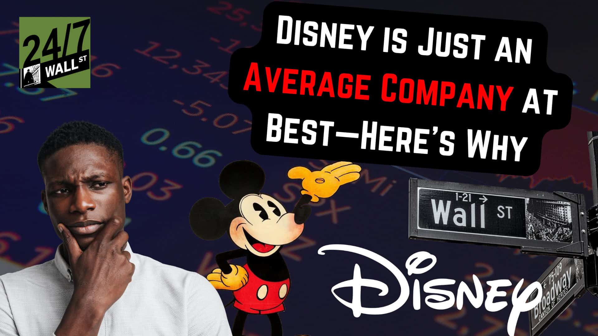 Disney is Just an Average Company at Best