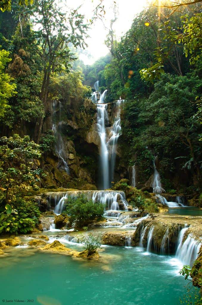 Lao+PDR+view | Kuang Si Falls, Laos