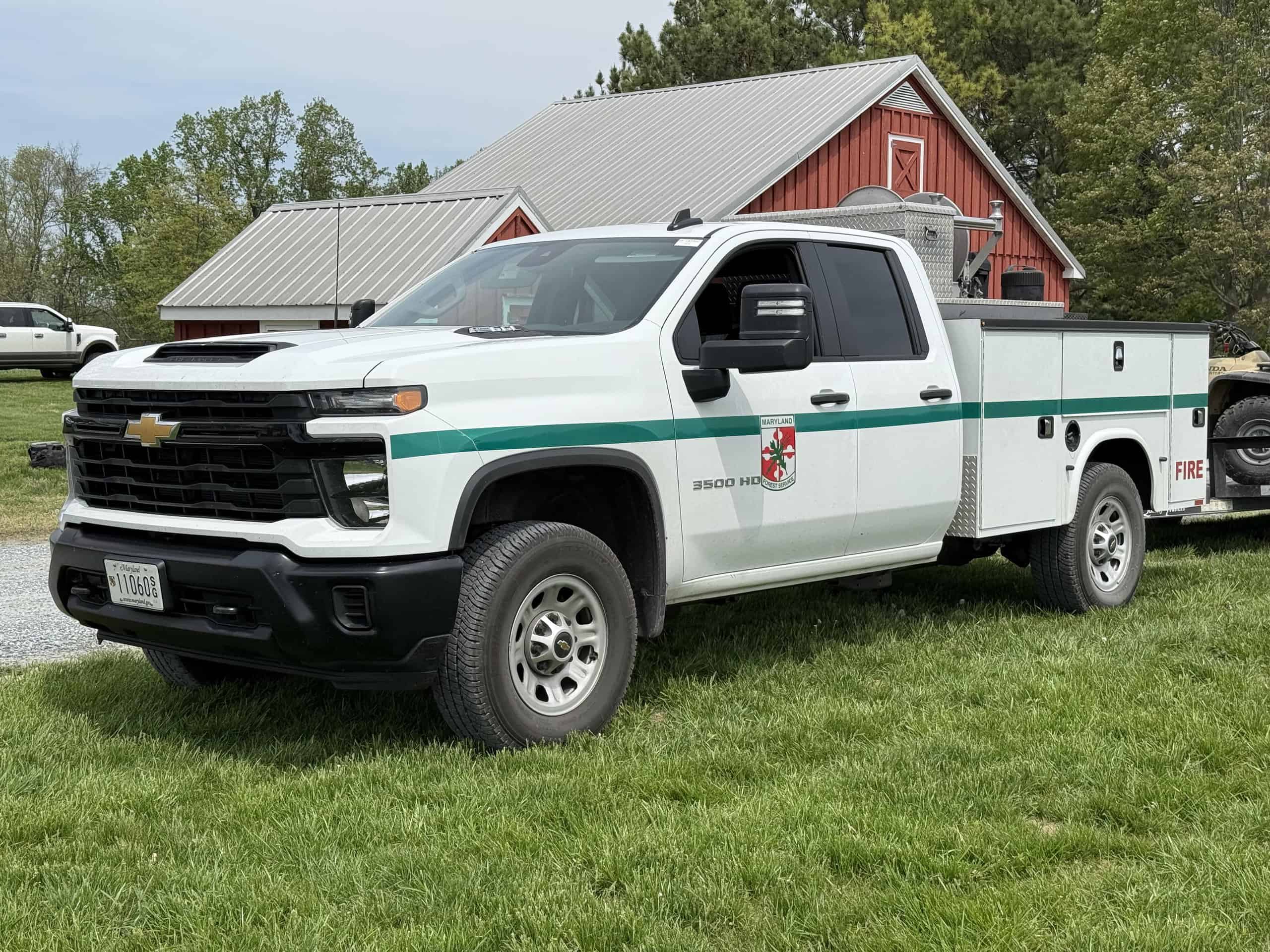 2025-04-24 13 57 26 Maryland Forest Service truck at the Turner's Creek Farm in Kentmore Park, Kent County, Maryland by Famartin