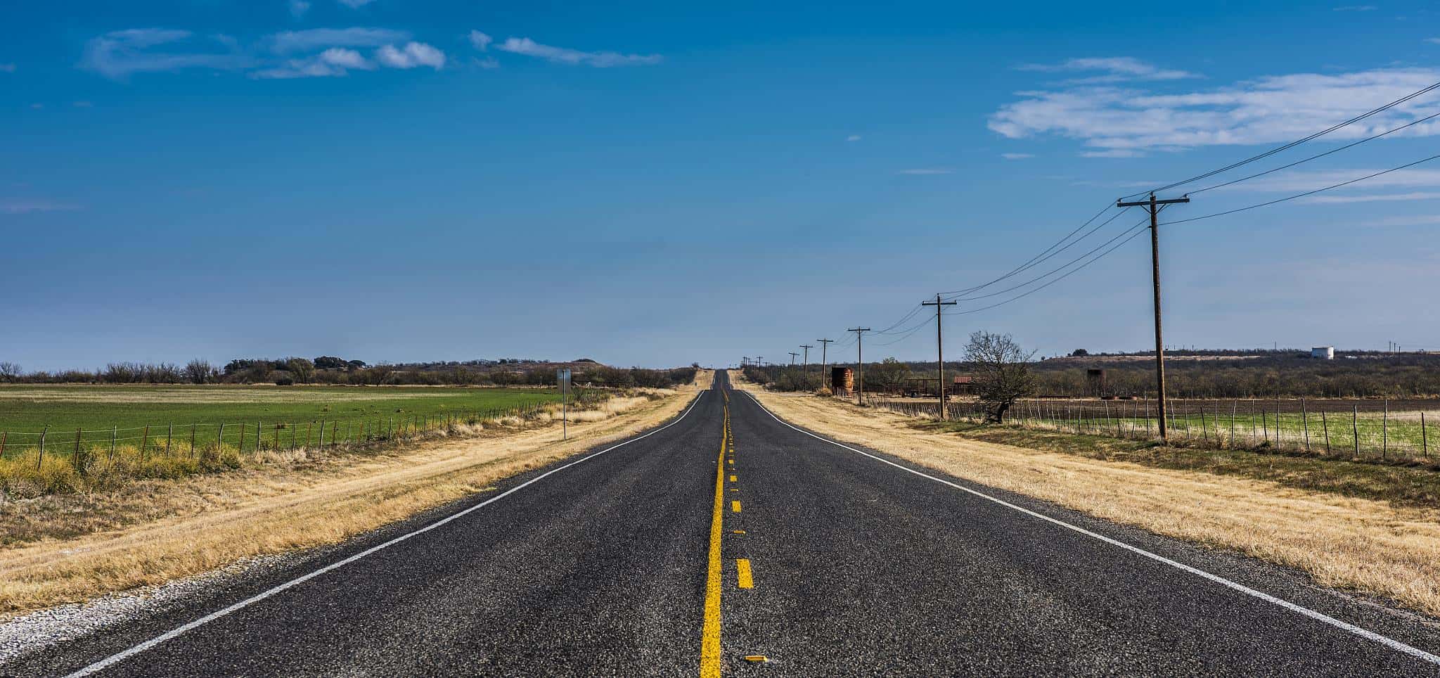 <div class='fn'> Texas Country Road</div> by Eric Afyouni