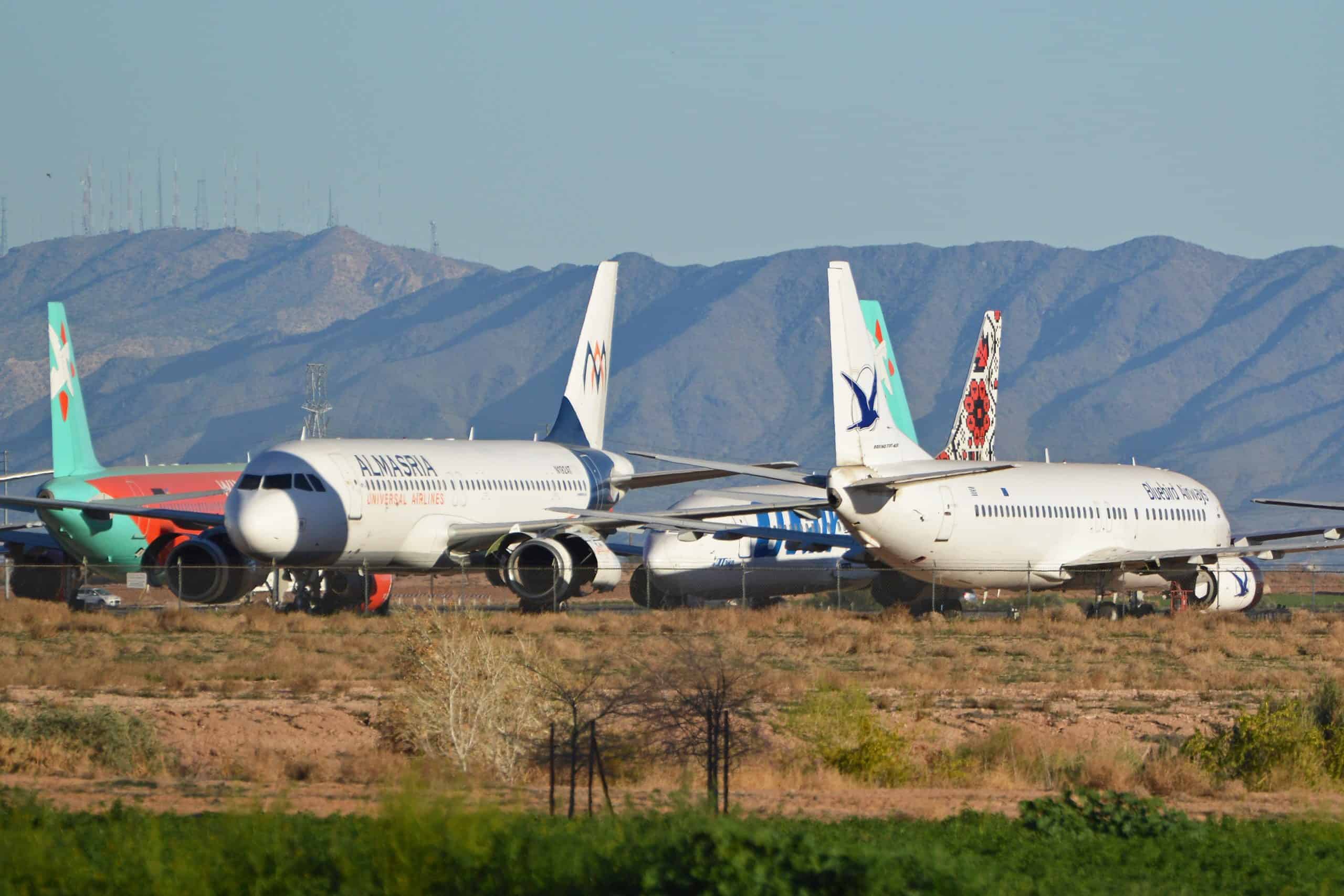 Stored airliners at Goodyear, ... by Alan Wilson