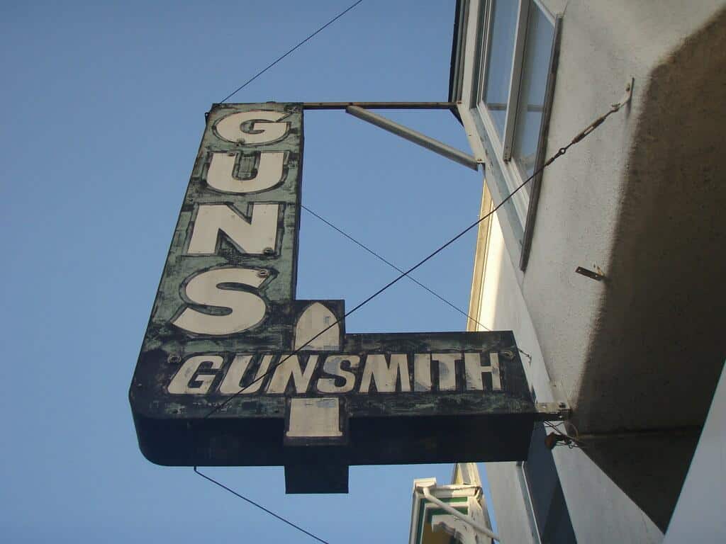 Guns and Gunsmith by PinkMoose