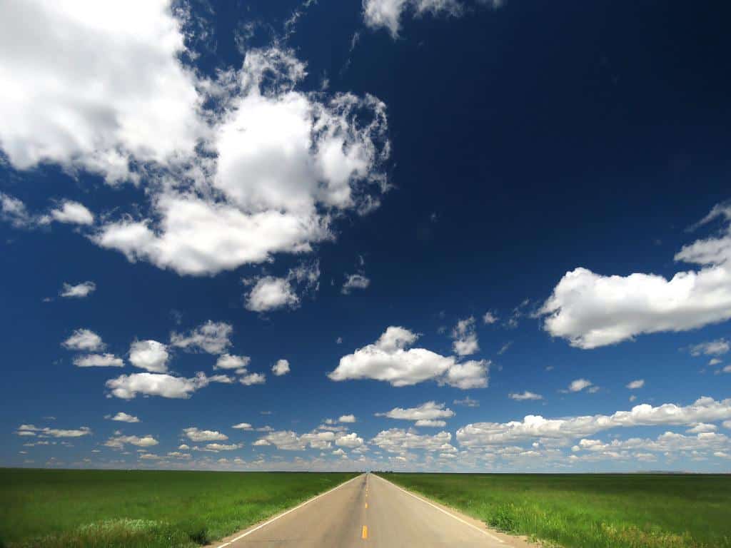 SPRINGTIME ON A NORTH DAKOTA ROAD by Sloalan