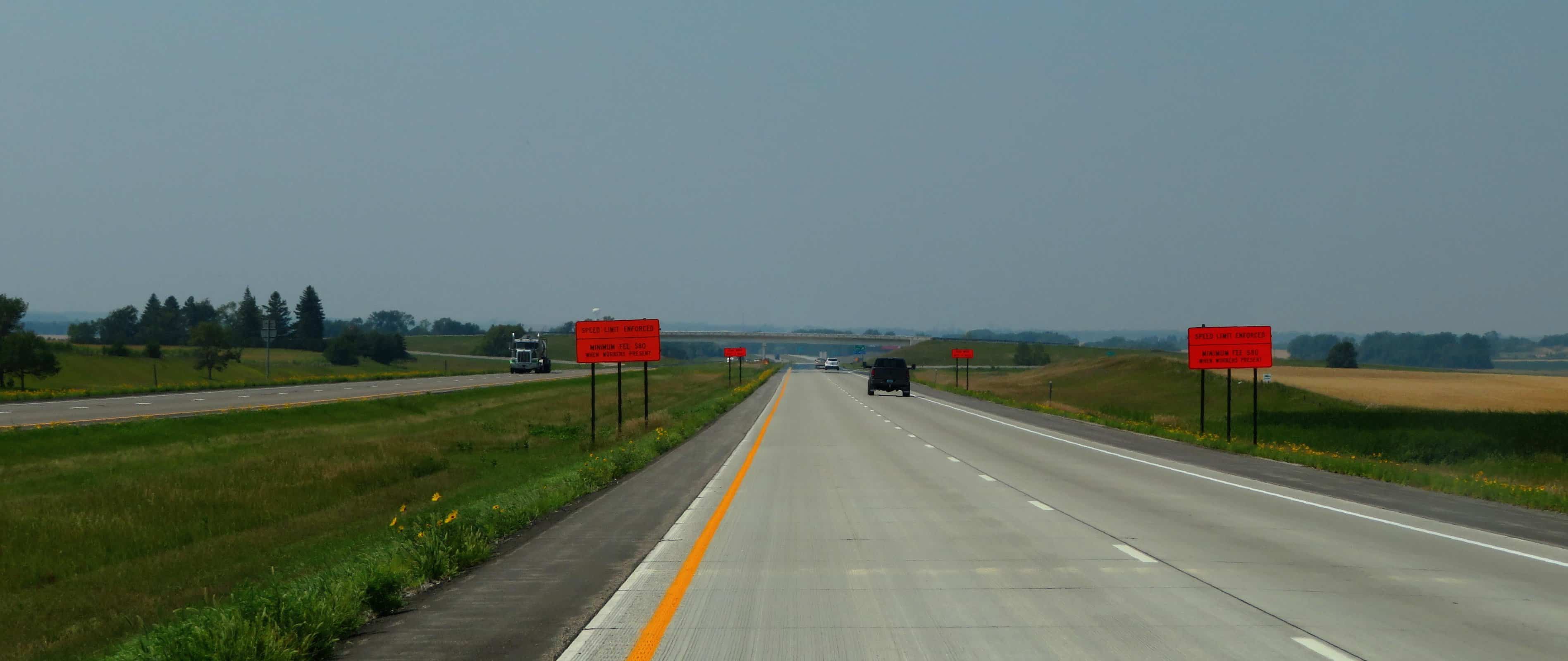 Interstate 94 Between Fargo an... by Ken Lund