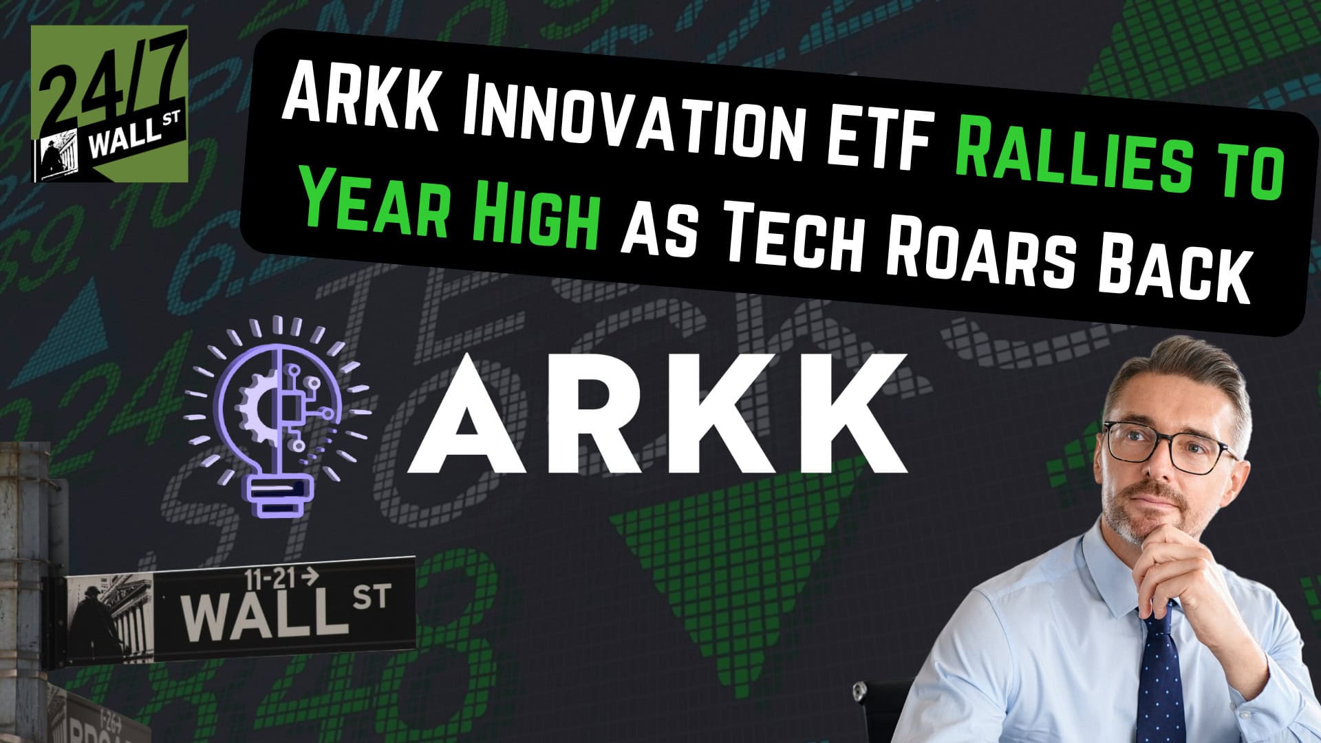 Cathie Wood’s ARKK Innovation ETF Rallies as Tech Roars Back