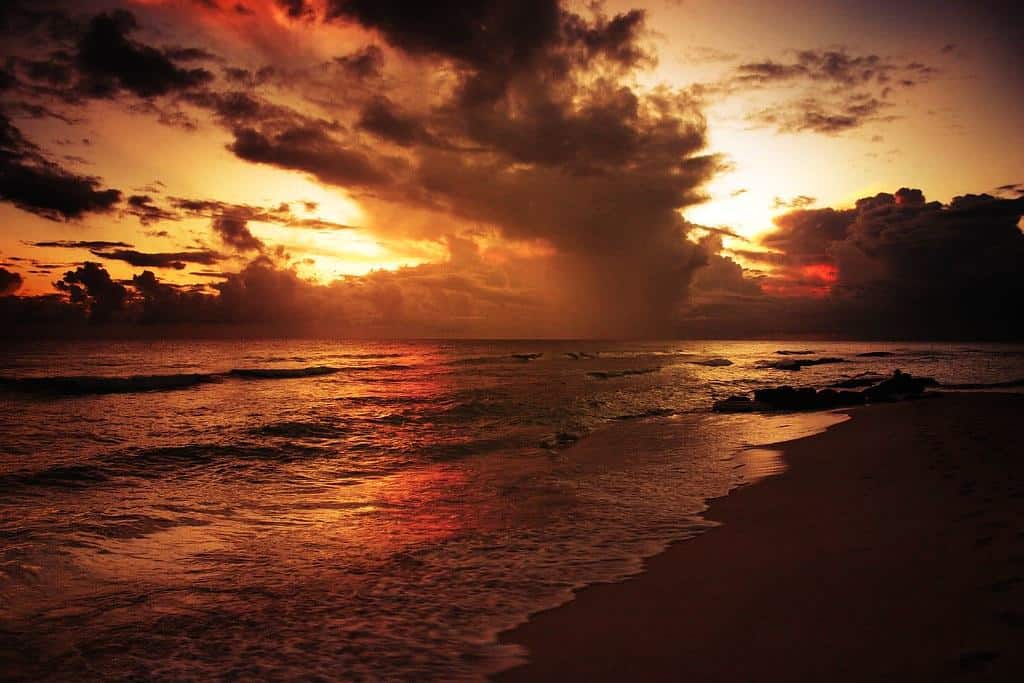 Clouds and Ocean, Barbados by jenschapter3