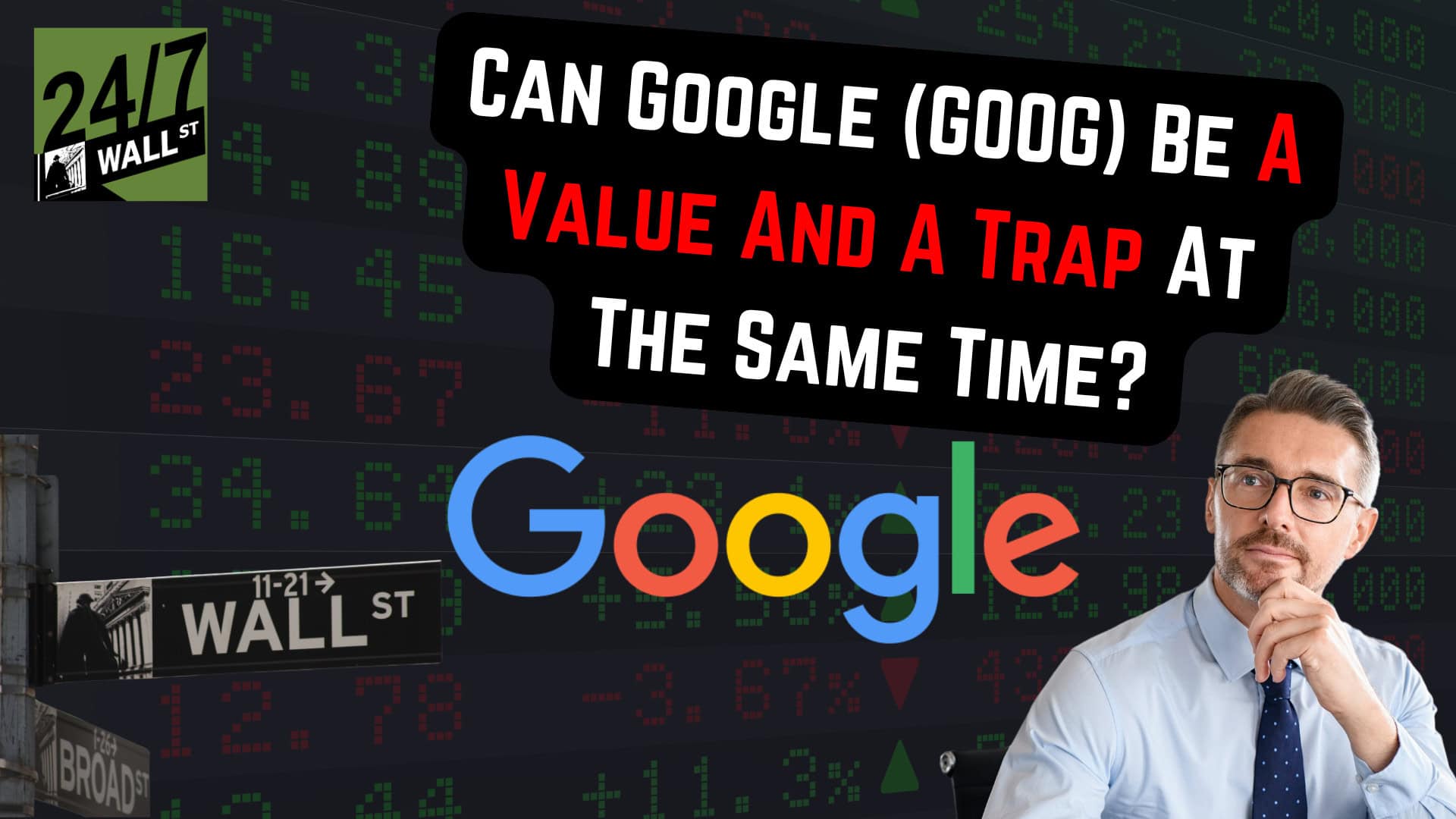 Can Google Stock (GOOG) Be A Value And A Trap At The Same Time?