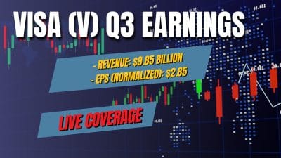 Live Coverage: Will Visa (V) Stock Rise After 3Q Earnings?