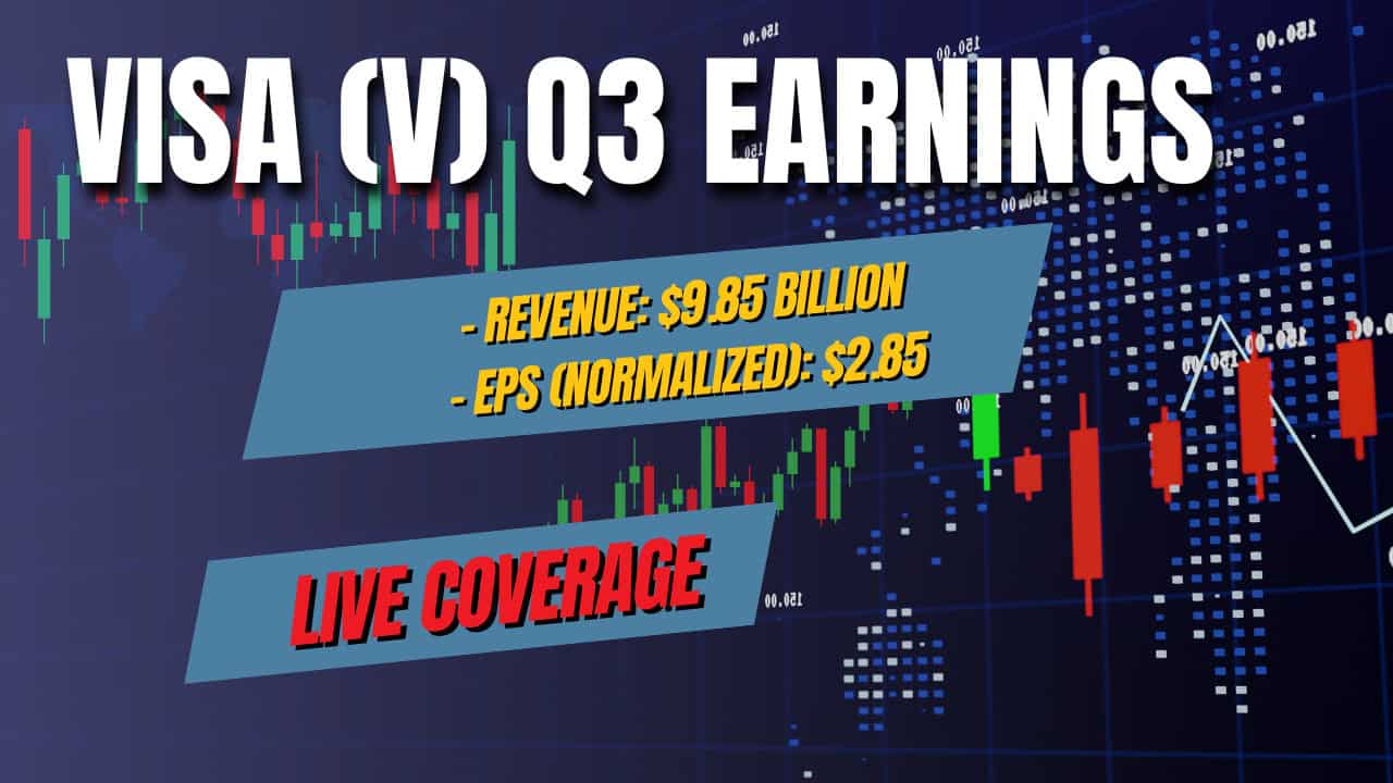 Live Coverage: Will Visa (V) Stock Rise After 3Q Earnings?
