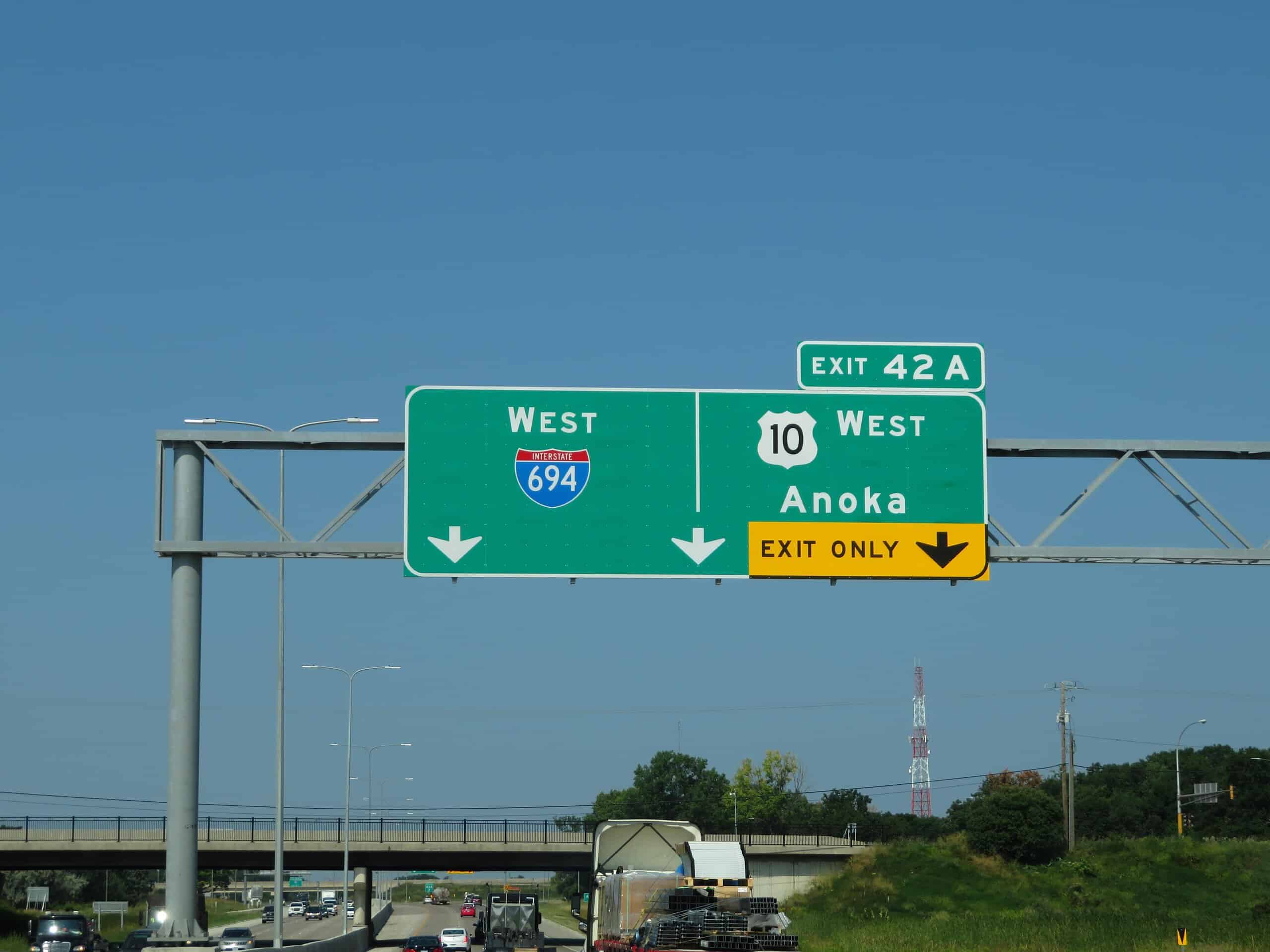 Junction of U.S. Route 10 and ... by Ken Lund