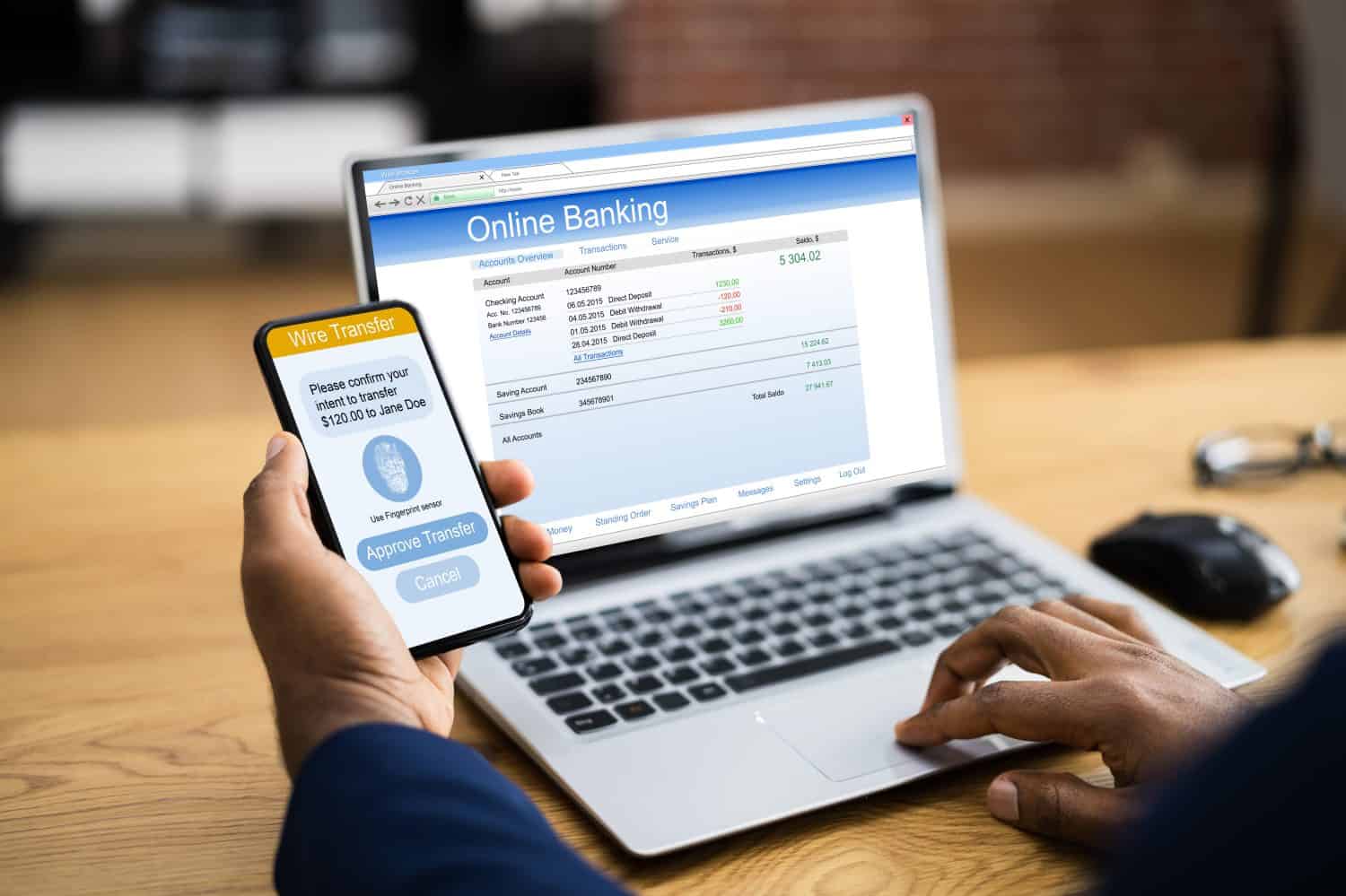 Online Bank Ecommerce Money Transfer 2 Factor Authentication