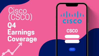 Live: Cisco (CSCO) Drops And Then Rebounds After Q4 Earnings
