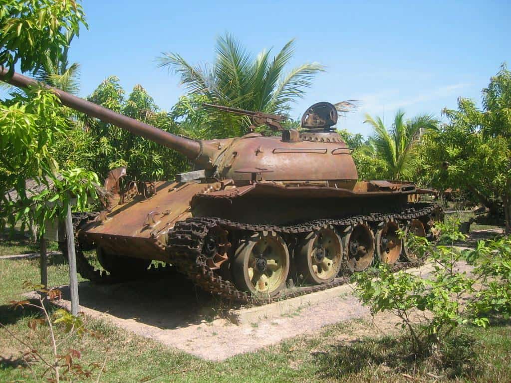 Tank from Cambodian Civil War by kyle simourd