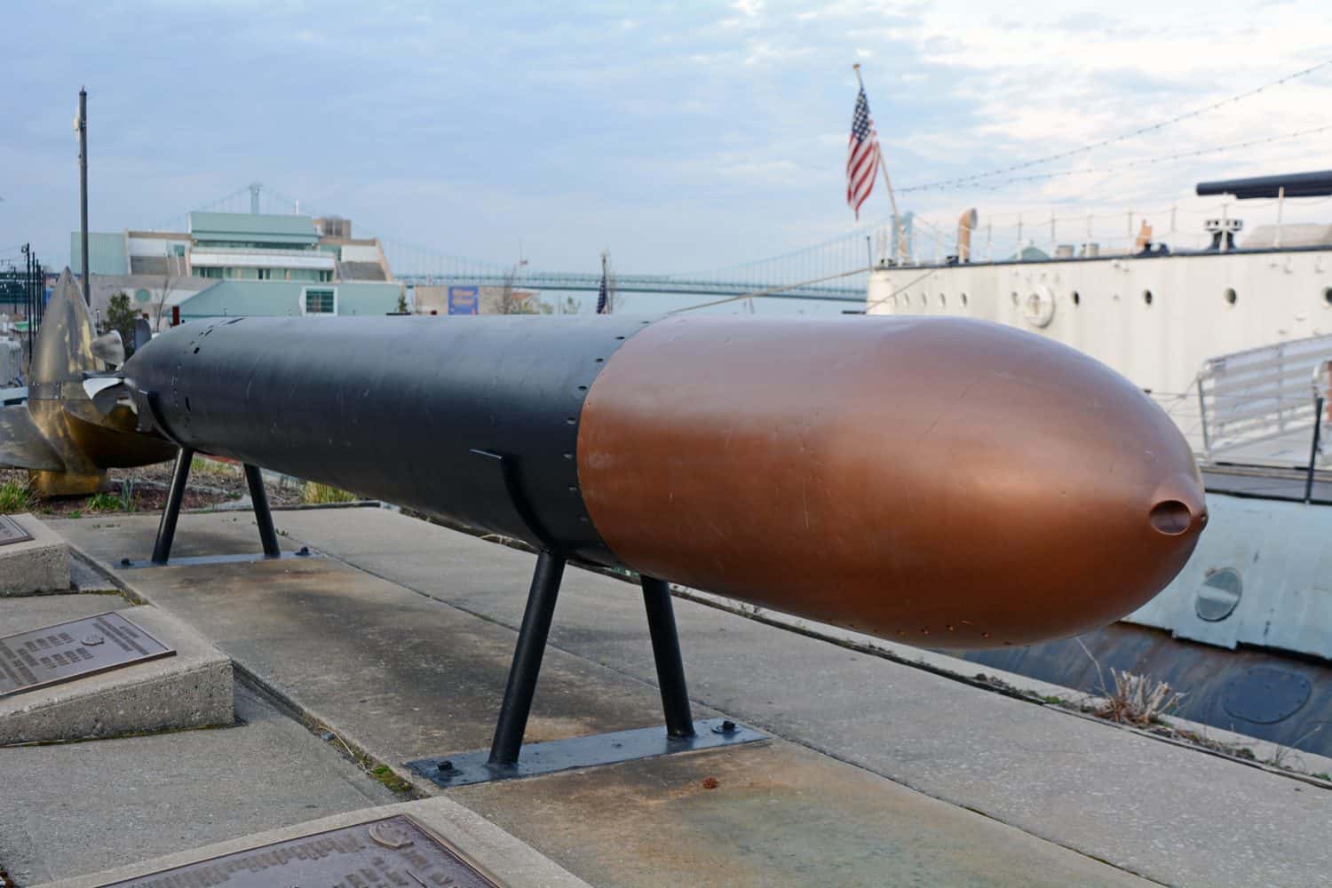 Vintage Torpedo on Display