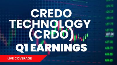 Live: Credo Smashes earnings and Shares Jump 8%