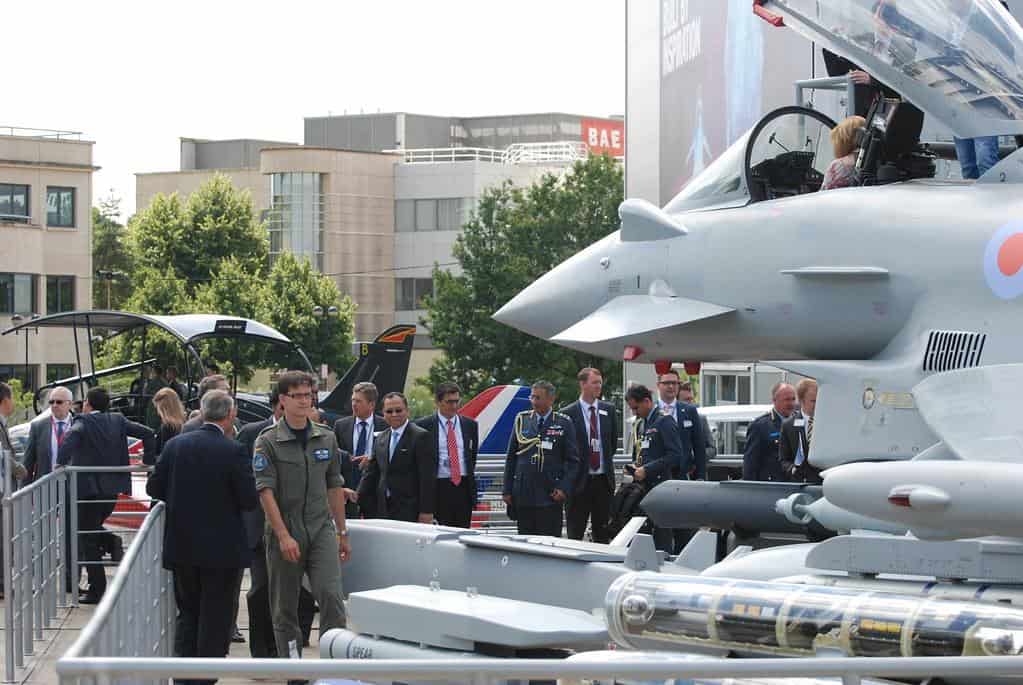 Oman's military delegation tours BAE's Typhoon by Campaign Against Arms Trade