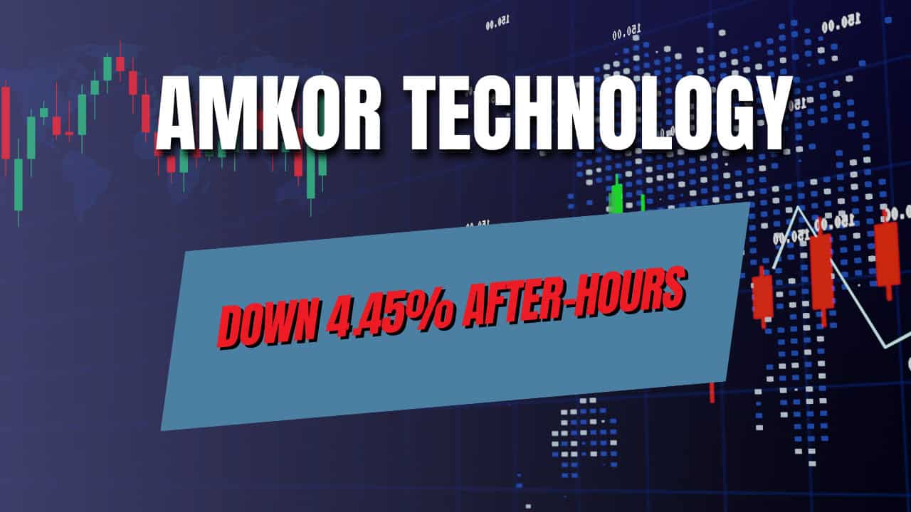 Amkor Stock Down 4.4% After Earnings