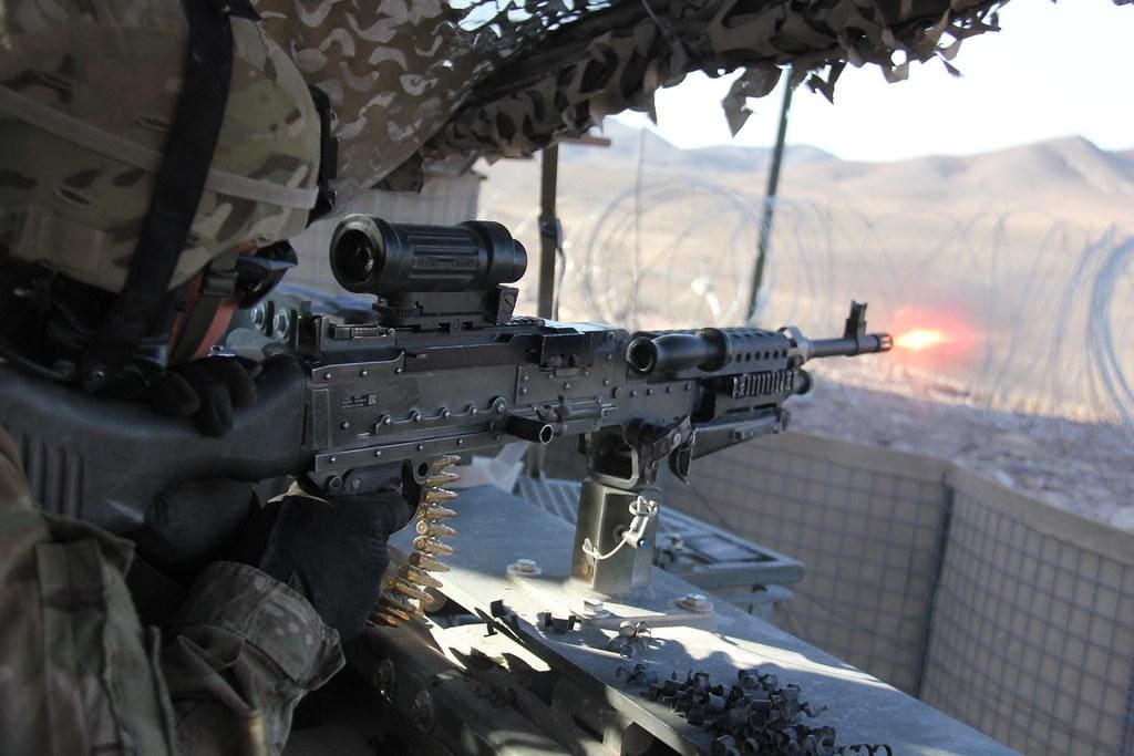 M240 Test Fire by 1 Stryker Brigade Combat Team Arctic Wolves