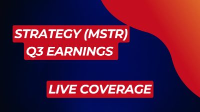 Live Earnings: Coverage of Strategy’s Q3 Earnings