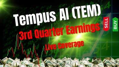 Live: Will Tempus AI Move Higher After Earnings?