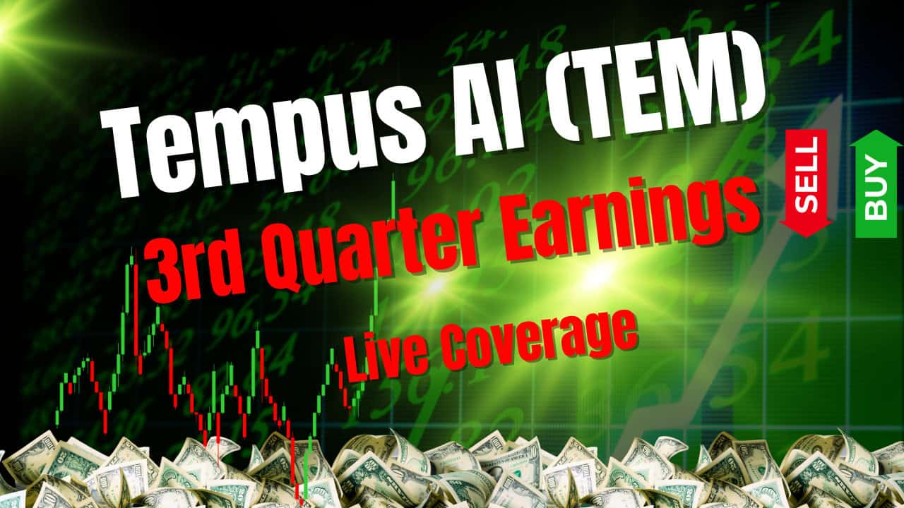 Live: Will Tempus AI Move Higher After Earnings?