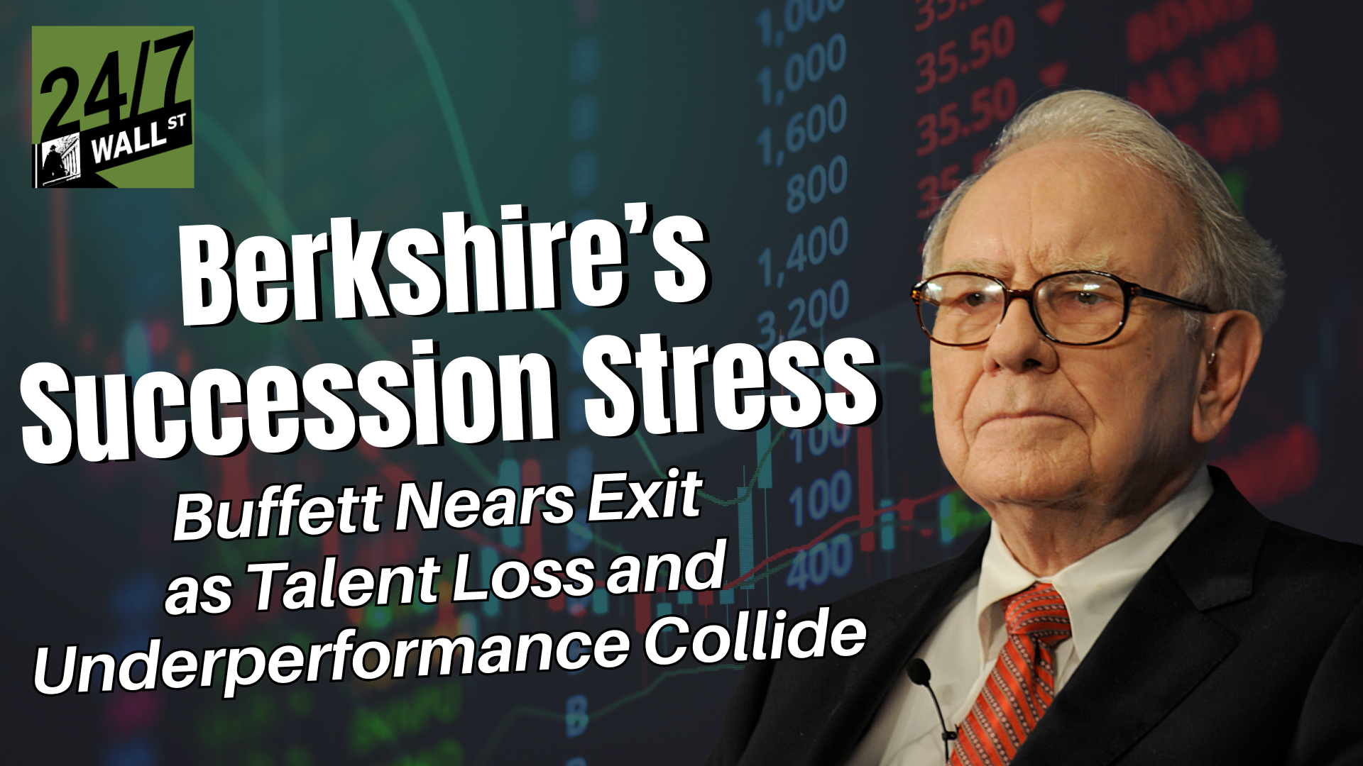 Buffett Leaving Berkshire Creates a ‘Vacuum Risk’ and a $381 Billion Question