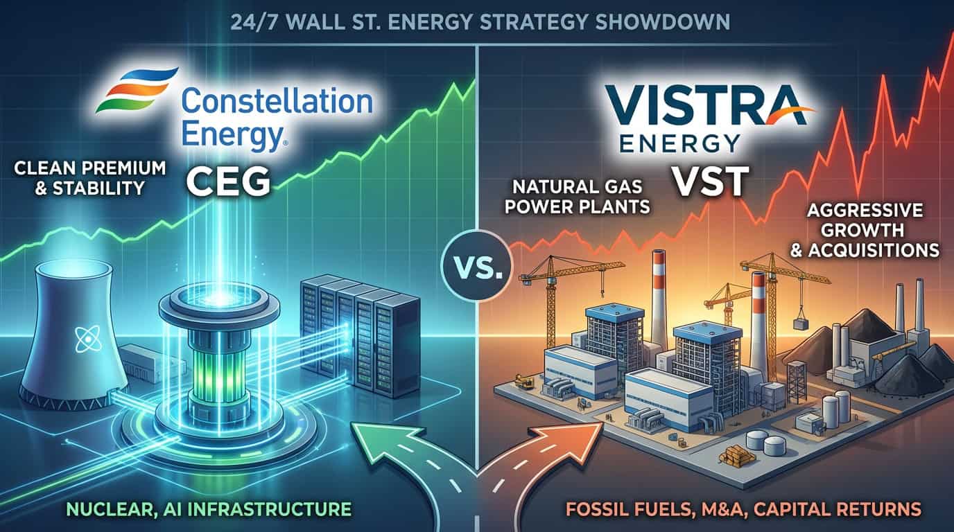 Constellation Holds Margin Lead as Vistra Expands With Gas Plants and Buybacks