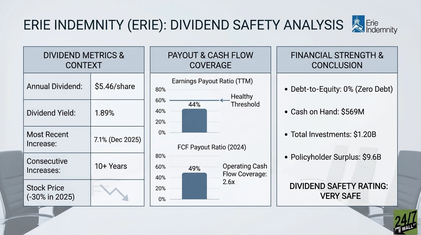 Income Investors Can Trust Erie Indemnity’s Fortress Balance Sheet and Low Payout