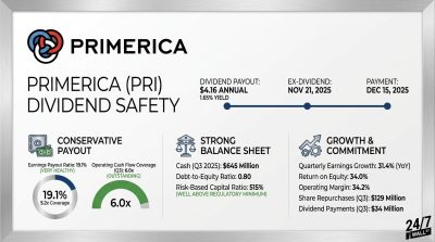 Primerica’s 19% Payout Ratio Shows Why Income Investors Can Sleep Well