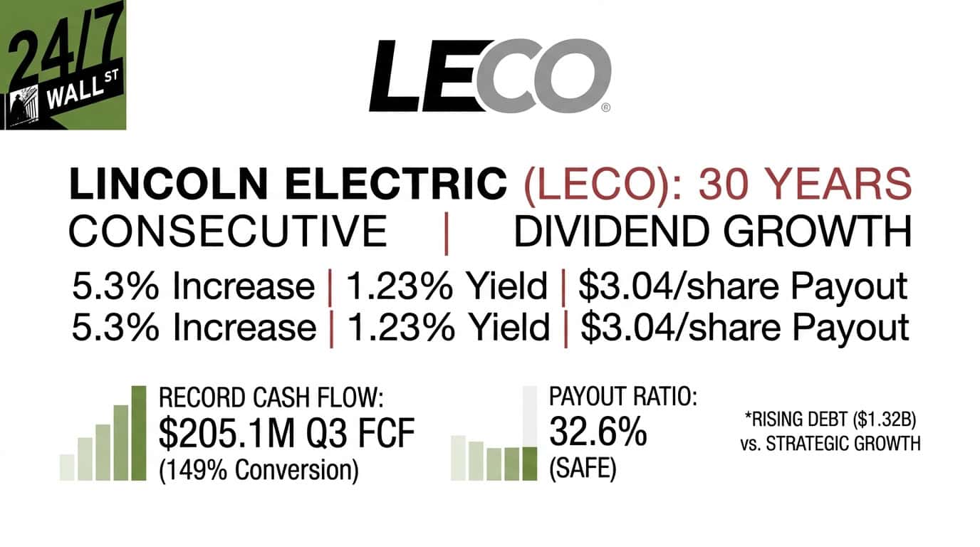 Lincoln Electric’s 32.6% Payout Ratio Shows Wide Margin of Safety for Income Investors