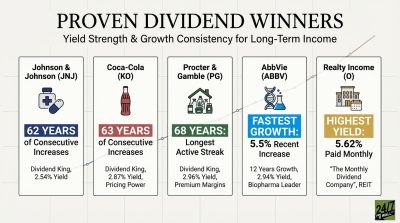Proven Income Generators: Ranking the Most Reliable Dividend Growth Stocks