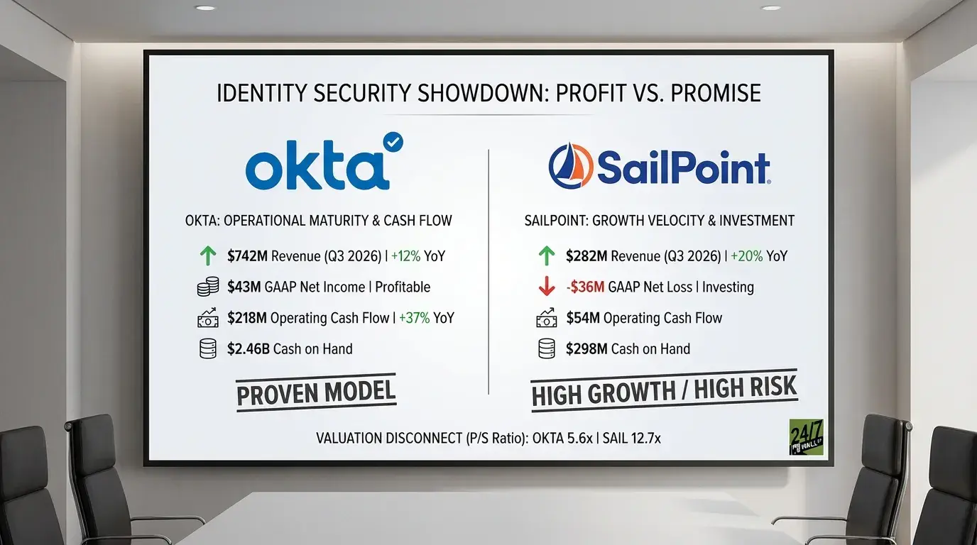 The Identity Security Profit Machine Pulls Ahead While Its Faster Growing Rival Burns Cash