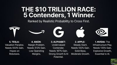 Here’s Which Company Wins the Race to $10 Trillion