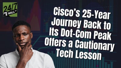Cisco’s 25-Year Journey Back to Its Dot-Com Peak Offers a Cautionary Tech Lesson