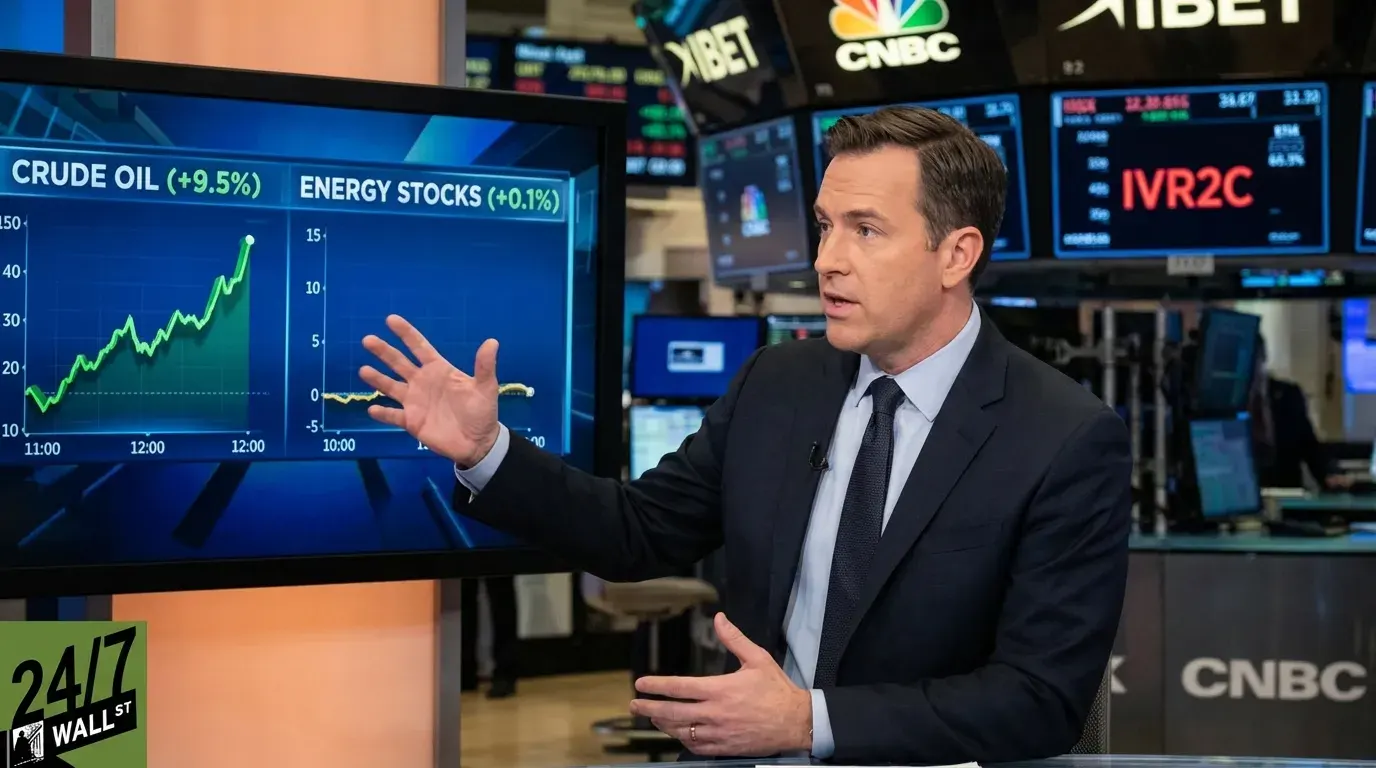CNBC’s Brian Sullivan: Oil Up 9.5% But Exxon and Chevron Barely Moved, and That’s the Point