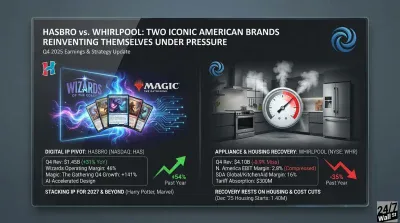 Hasbro and Whirlpool: Two Iconic American Brands Reinventing Themselves Under Pressure