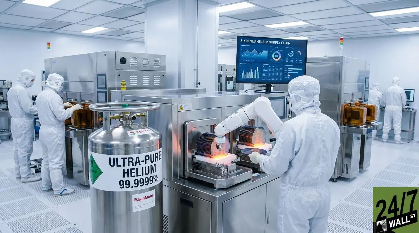 Chip Makers Need Ultra-Pure Helium and Exxon Is Nearly the Sole Source of Six Nines Purity