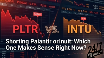 Shorting Palantir or Intuit: Which One Makes Sense Right Now?