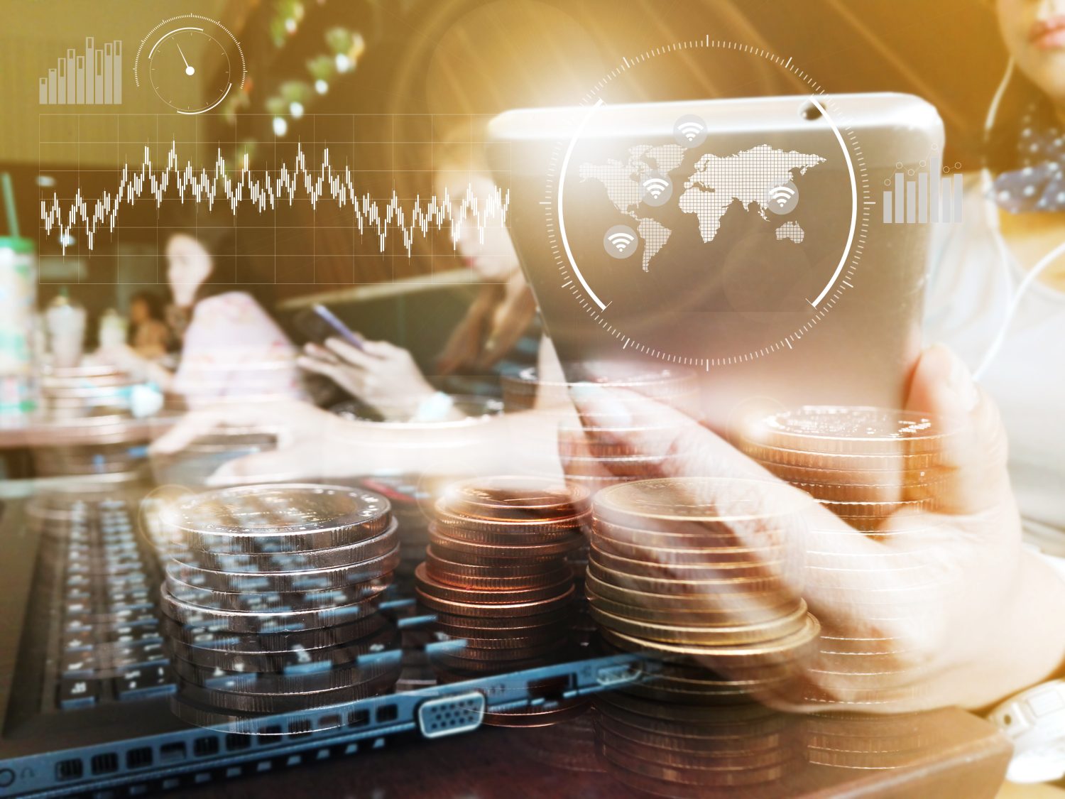 business finance with crypto-currency